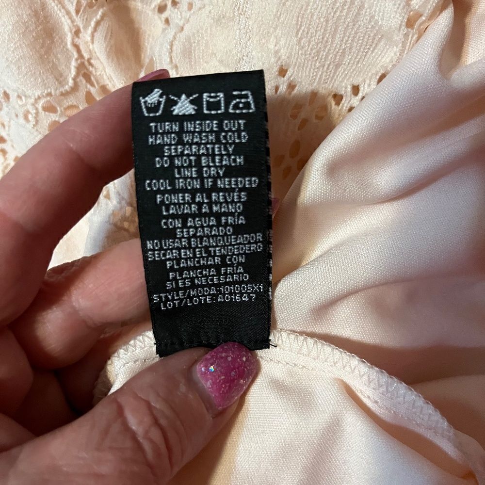 Ronni Nicole XL Lace Dress Lite Pink - Picture 10 of 10